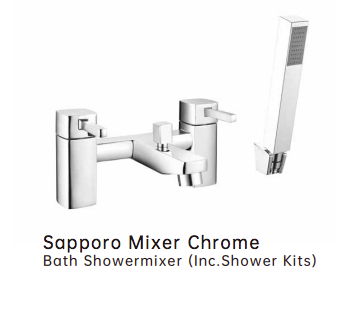 iCladd Saporro Mixer Chrome Bath Shower Mixer